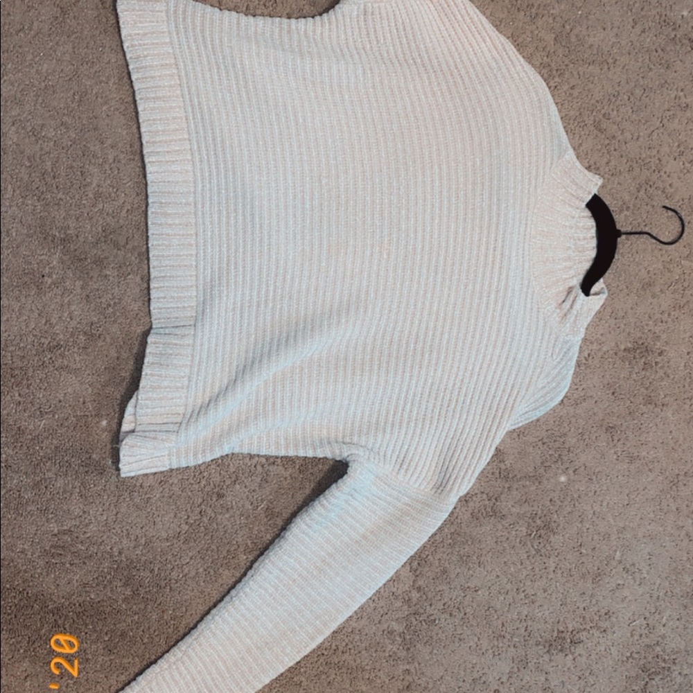 Pink turtle neck sweater